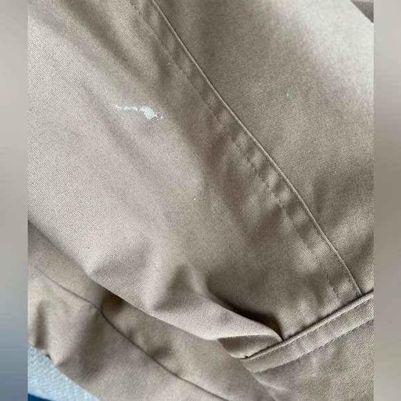 Vintage Land’s End Jacket Men’s Medium Chore Coat Blanket Lined Wool Barn Jacket - Picture 10 of 10